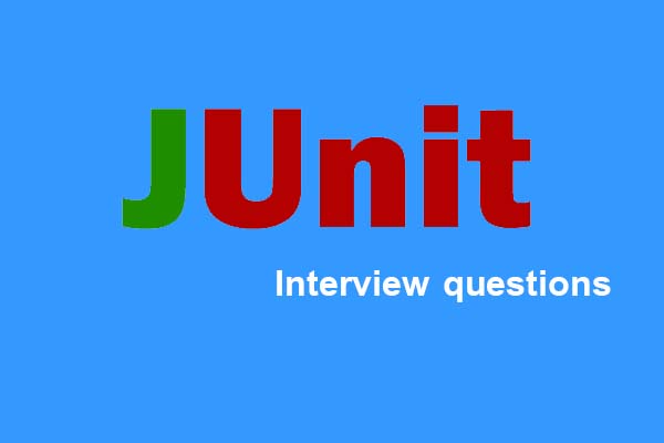 JUnit Interview Questions